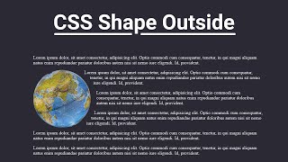 CSS Shape Outside