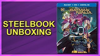 Batman Ninja Blu-ray SteelBook Unboxing