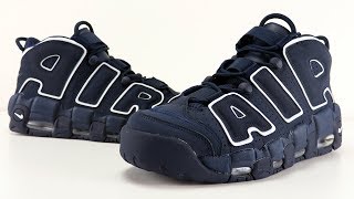 NIKE AIR MORE UPTEMPO OBSIDIAN REVIEW + ON FEET