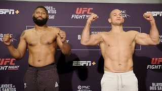 UFC Raleigh: Weigh-in Faceoffs