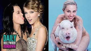 Miley Naked With A Pig - Katy Perry Dissing Taylor In 1984 Track? - Ariana Pissed At Fans? (DHR)