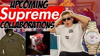 UPCOMING SUPREME FW18 COLLABORATIONS! | SUPREME x BAPE, STONE ISLAND, NIKE, GALLOPING GHOST, VANS!
