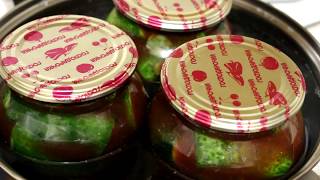 Маринованные огурцы в томате - безумно вкусная закрутка на зиму