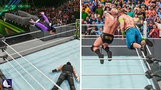 WWE 2K18 Top 30 moves with the "best sell' animation