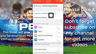 How to download PES 2017 on iOS Free |  pes 2017 iphone | pes 2017 mobile