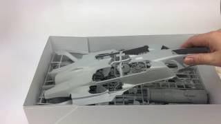 Unboxing Italeri's F-35A Lightning II Jet Fighter