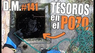¿Qué hay en el POZO del DIFUNTO? pescando con SUPER IMÁN Magnet Fishing - Detección Metálica 141