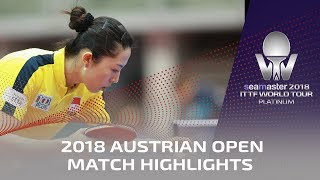 Ding Ning vs Yu Mengyu I 2018 ITTF Austrian Open Highlights (R32)