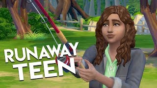 ALREADY DATING?! // The Sims 4: Runaway Teen Challenge #2