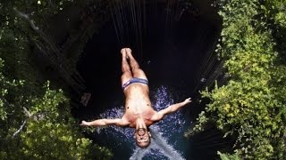 Клифф дайвинг. Прыжки со скал Захватывающие прыжки в воду