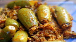 طريقة عمل المحشي الكوسة والباذنجان