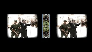 Вторая мировая в цвете 3D. Надвигающаяся буря. (горизонтальная анаморфная стереопара)