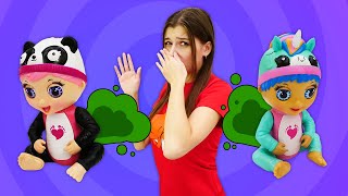 Распаковка и обзор игрушек - Интерактивные игрушки Tiny Toes! - Классные видео для девочек.
