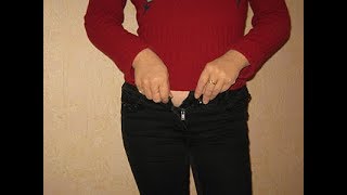 Как увеличить джинсы (брюки) в поясе(бедрах)