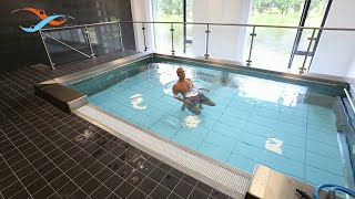 EWAC Medical - Modular pool - Movable swimming pool floor - Observation windows