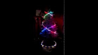 Arduino Controlled Christmas Tree - WS2812b RGB LED ("neopixels")