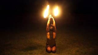 Amber Tang Palm Torches