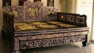 ĐỒ GỖ CỔ - GIƯỜNG CỔ - SẬP BA THÀNH CỔ XƯA - HÀNG HUẾ XỊN CẨN ỐC ĐỎ LỬA VÀNG CHANH ĐẶC BIỆT QUÝ HIẾM