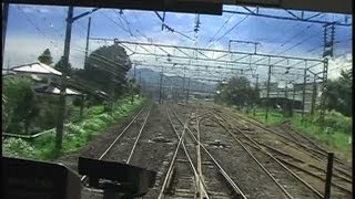 JR水戸線 常磐線から分岐 E501 前面展望 (内原～友部)