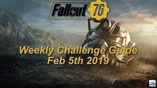 Fallout 76: Weekly challenge guide 2/5/2019