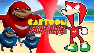 UGANDAN KNUCKLES vs KNACKLES! (Uganda knuckles Animation Meme) | CARTOON FIGHT CLUB!