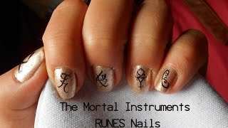 RUNES Nails || SHADOWHUNTER ||  The Mortal Instruments