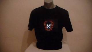 Music equalizer t-shirt