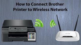 Brother DCP T500W Wifi Setup || How to connect Printer to Wireless Network