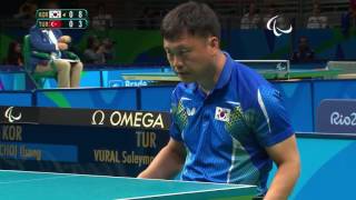 Table Tennis | KOR vs TUR | Men's Singles - Class 4 Group C | Rio 2016
