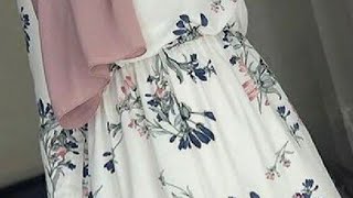 طريقه عمل فستان تركى    وطريقه تركيب استيك بالوسط الدرس ٦٩