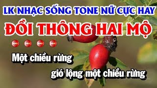Karaoke Lk Nhạc Sống Tone Nữ Beat Huỳnh Lê | Đồi Thông Hai Mộ - Trả Lại Thời Gian | Thanh Hải