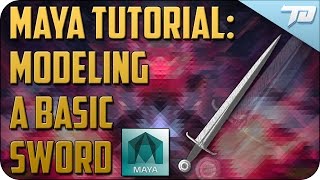 How To Model A Basic Sword In Maya| Modeling Basics In Maya