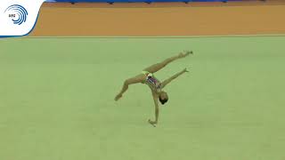 Linoy ASHRAM (ISR) - 2018 Rhythmic Europeans, all around final clubs