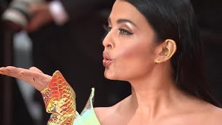 Cannes 2019: Aishwarya Rai Bachchan at red carpet in a metallic gold gown