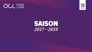 Orchestre de Chambre de Lausanne, saison 2017-2018