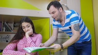 ЧТО БУДЕТ, ПОЛУЧИЛА двойку / ОТМАЗКИ -ПАПА И ДОЧКА ЧИТАЕТ РЭП