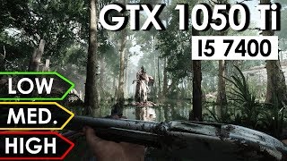 Hunt Showdown GTX 1050 Ti + i5-7400 | Low vs. Medium vs. High | 1080p