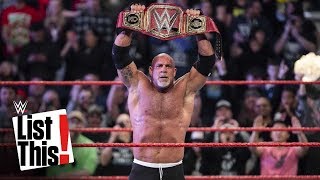 Every Goldberg championship win: WWE List This!