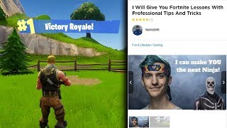 GETTING COACHED BY A 9 YEAR OLD KID ON FORTNITE!! - (IT ACTUALLY HELPED)