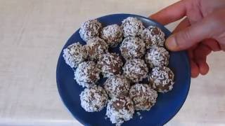 Конфеты из кунжута, семечек и сухофруктов