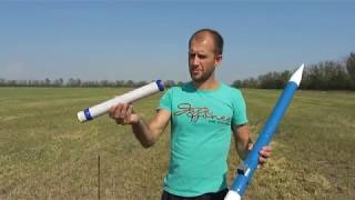 "BANDIT" третья модель ракеты с камерой на борту. Аппогей 780 метров