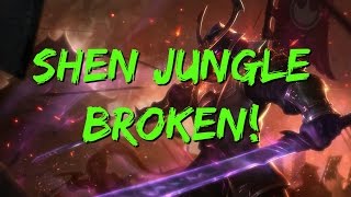 New Shen Jungle is BROKEN! - Patch 7.8