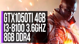Battlefield 1- Gameplay (GTX 1050 Ti 4GB + i3 8100) [FPS Test]