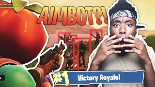FORTNITE HACKER GAVE ME AIMBOT ON SECRET SKIN?! WEIRDEST DUOS FORTNITE DUOS VICTORY!