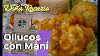 OLLUCOS CON MANÍ por Rosario Narváez Rivadeneira