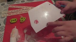 Как сделать буквы из мастики
