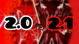 2.0 VS 2.1 (DEMON BATTLE) | Geometry Dash / Horizon & Horizon Zero