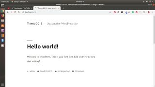 How to install WordPress 5 on ubuntu 18.04 / 19.10