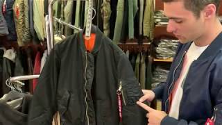 куртка бомбер Alpha Indusries MA-1 Slim fit / обзор