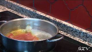 PASTA CON GAMBAS